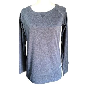 𝅺adidas Boy Friend Grey Terry Crew Size Small